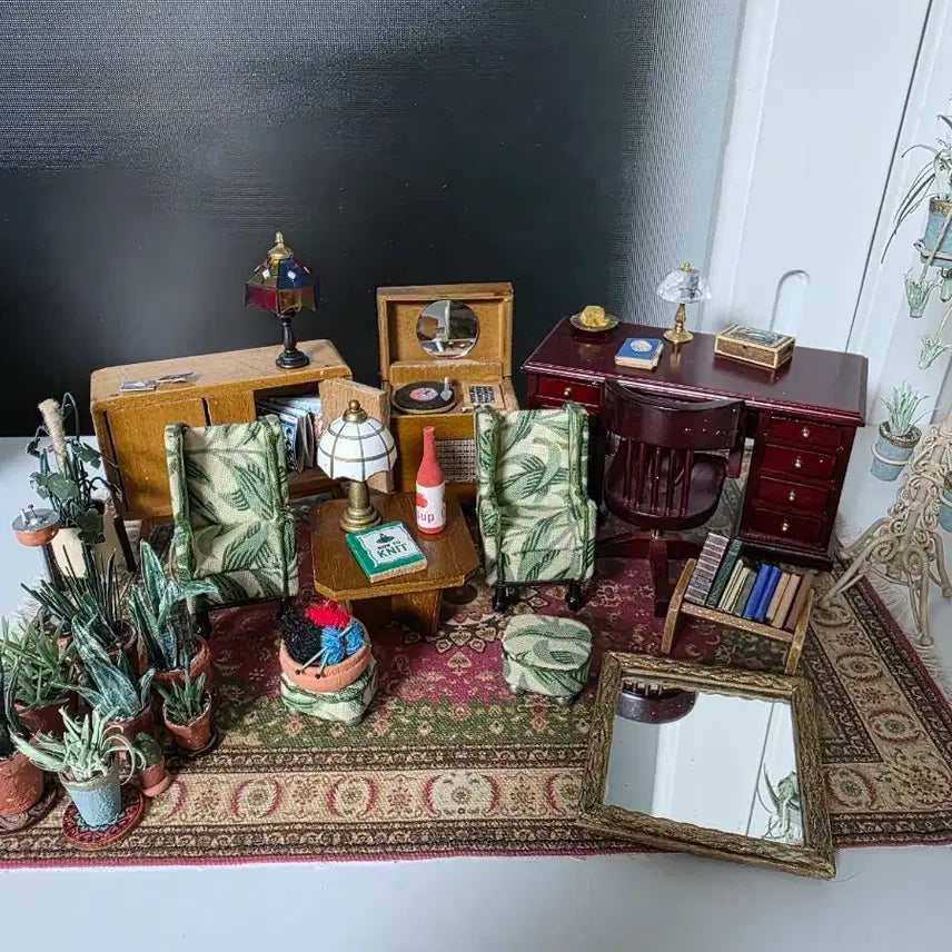 [BUNJANG] Vintage Furniture Set for Doll Accessories / 빈티지 가구 모음