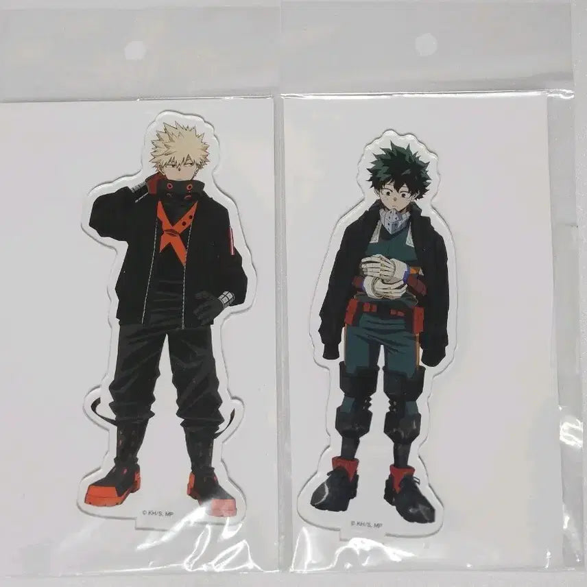 [BUNJANG] My Hero Academia Bakugo Midoriya Outer Acrylic Stand Bundle Set / [일괄] 히로아카 바쿠고 미도리야 아우터 아크릴스탠드
