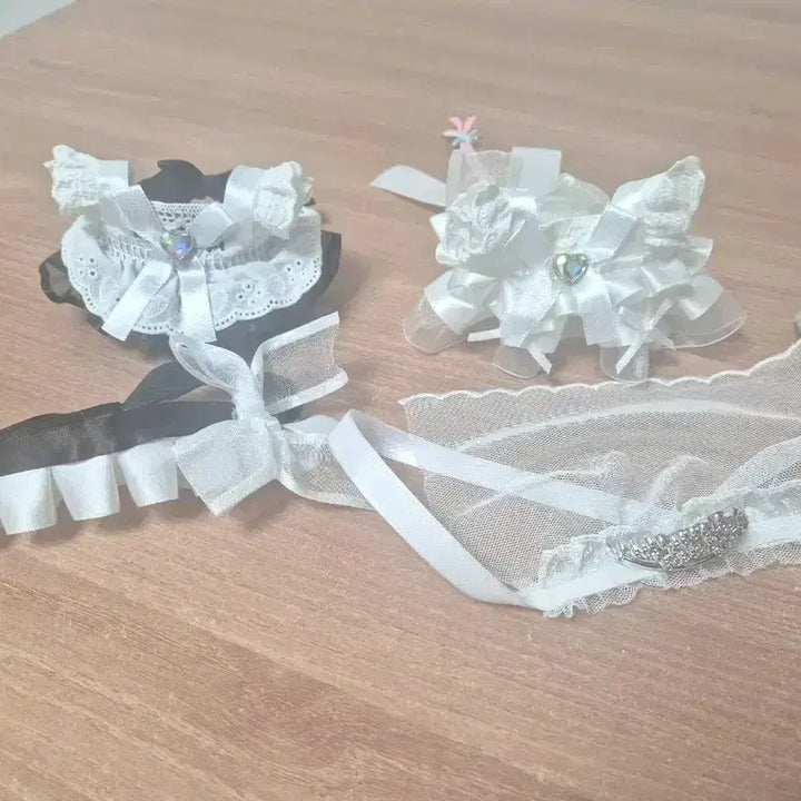 [BUNJANG] Ensemble Stars! Plush Doll Outfit Set (Maid Dress, Wedding Dress) / 앙스타 곰누이 토끼누이 이츠누이 옷 메이드복 웨딩드레스