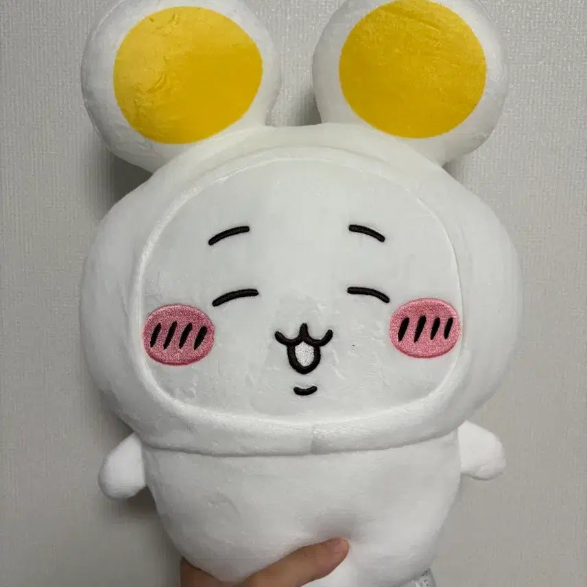 [BUNJANG] Chiikawa Curry &amp; Friends Boiled Egg Chiikawa BIG Plush Doll (30cm) / [새상품] 치이카와 카레와 친구들 삶은 계란 치이카와 BIG 인형