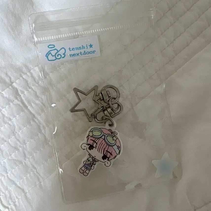 [BUNJANG] BOYNEXTDOOR Riwoo Acrylic Doll Keychain / 보이넥스트도어 보넥도 비공굿 김부쫀님 통판 리우 아크릴 인형 키링 양도 판메