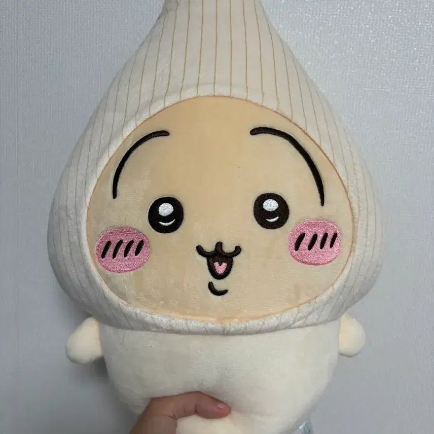 [BUNJANG] Chiikawa Curry and Friends Usagi "Rakkyo" Big Plush Doll / [새상품] 치이카와 카레와 친구들 락교 우사기 BIG 인형