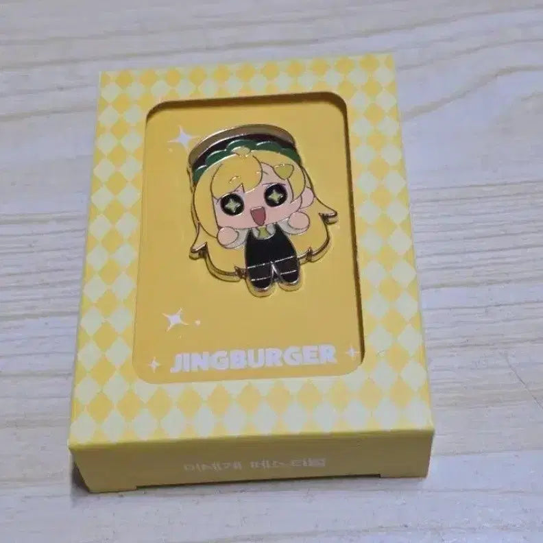 [BUNJANG] Ishijon (ISEDOLL) ISEFE Jururu + Jinseol Metal Badge Set / 이세돌 이세페 주르르+징버거 메탈 뱃지