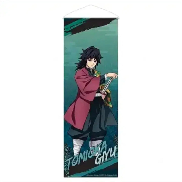[BUNJANG] Demon Slayer Giyu Tomioka Tapestry Standee &amp; Umbrella Mascot / 귀멸의 칼날 토미오카 기유 테피스트리 등신대 테피 태피 우산 마스코트