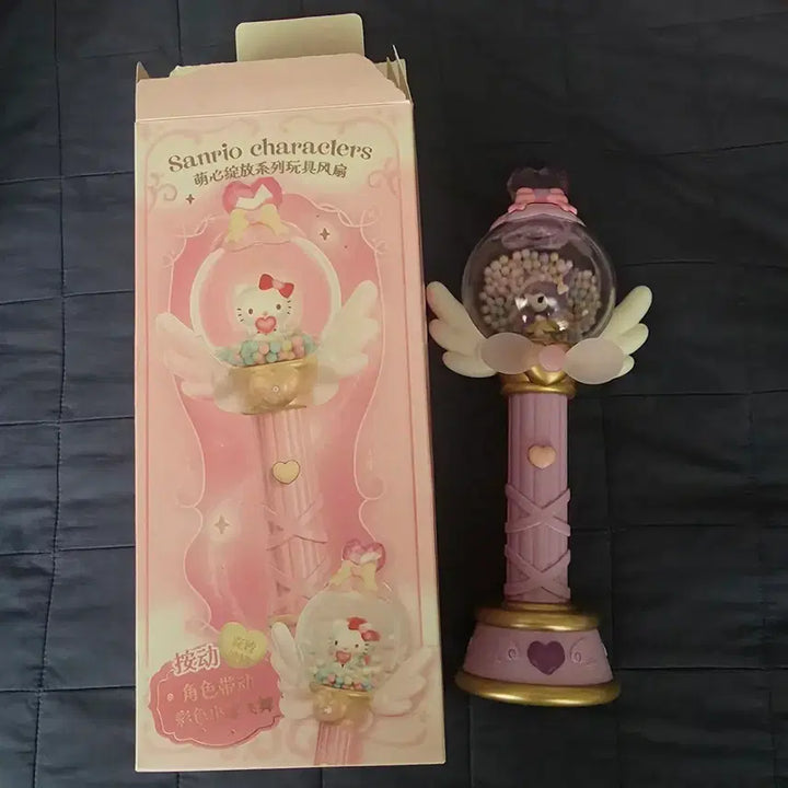 [BUNJANG] Sanrio Blooming Wand Fan Kuromi / 산리오 블루밍 요술봉 선풍기 쿠로미