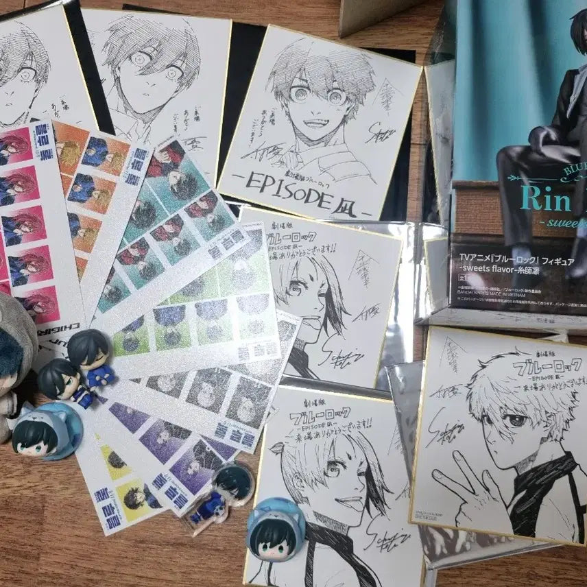 [BUNJANG] Blue Lock Itoshi Rin Noodle Stopper (Sealed), Nagisa Episode Paper Extras Bundle, Plushies, Gacha, Corotto Set / (택포4.0)블루록 이토시 린 누들스토퍼 미개봉, 극장판 나기 에피소드 지류특전 일괄, 누이2종.가챠.코롯토일괄양도