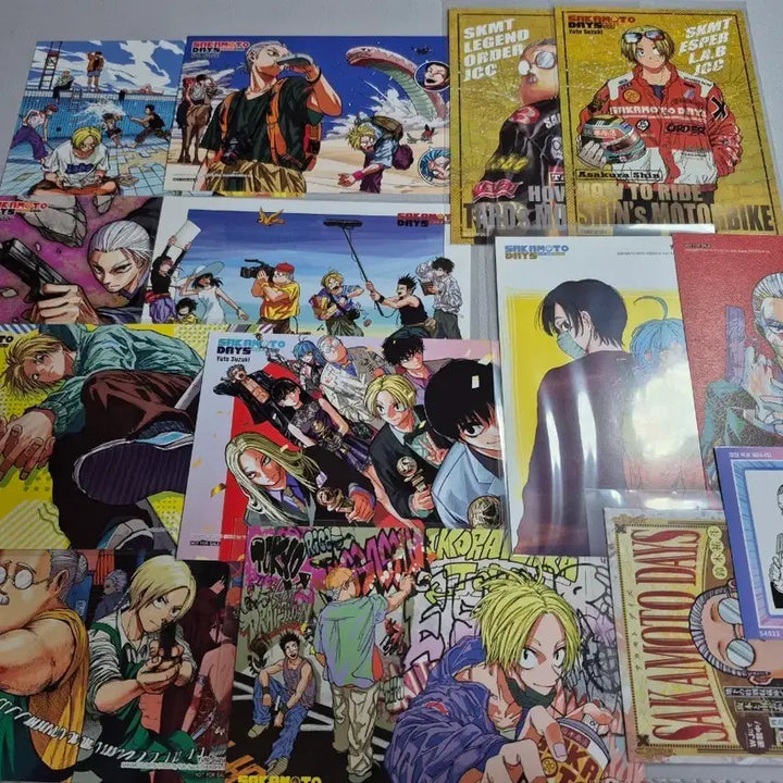 [BUNJANG] Sakakoto Days First Edition Bonus Postcard Bundle Set / 사카모토데이즈 특전초판엽서 일괄
