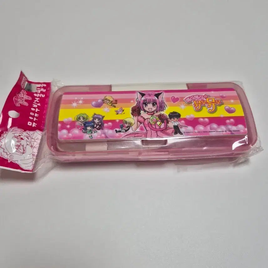 [BUNJANG] Vintage Tokyo Mew Mew Comb Mirror Pencil Case / 고전 베리베리 뮤우뮤우 빗거울 필통