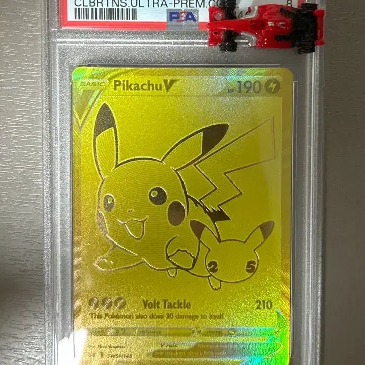[BUNJANG] Pokemon Card 25th Anniversary Gold Pikachu PSA 8 / 포켓몬카드 25주년 골드 피카츄 psa8