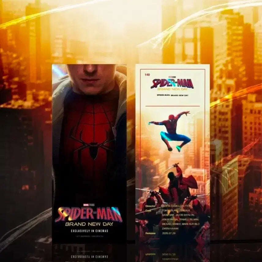 [BUNJANG] Spider-Man Brand New Day Sealed Photocard / 미개봉 스파이더맨 브랜뉴데이 TTT