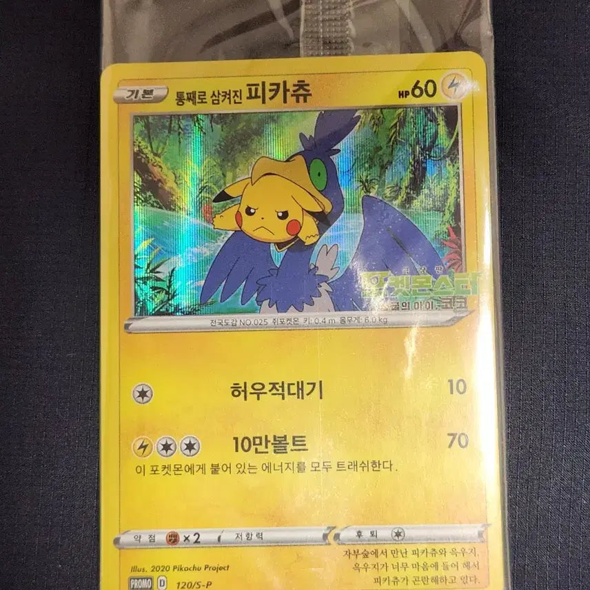 [BUNJANG] Pokemon Card Pikachu Swallowed Whole (Sealed) / 포켓몬카드 통째로 삼켜진 피카츄 미개봉