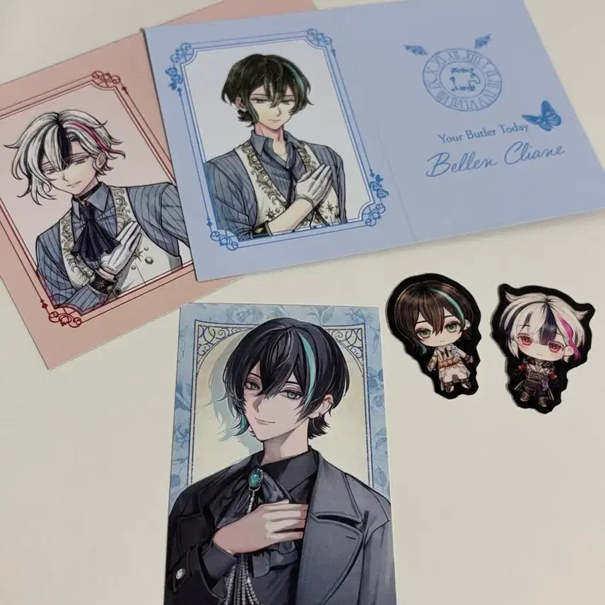 [BUNJANG] AKUNEKO Verien Beren Lucky Draw Photocard Sticker / 아쿠네코 베리언 베렌 애니메이트 특전 포카 스티커