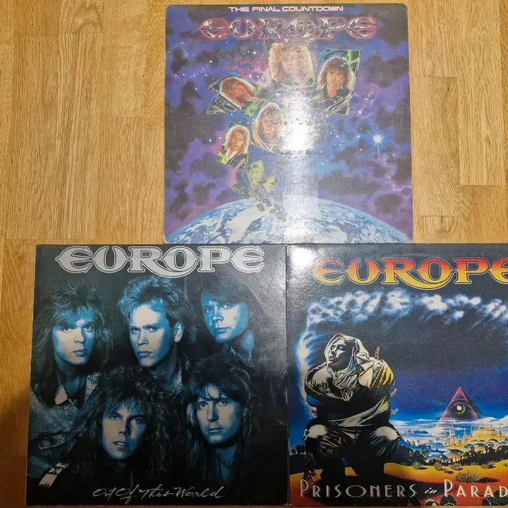 [BUNJANG] Europe 3rd-5th Album Bundle Set LP / [E] Europe (4~5집) LP 2종 일괄