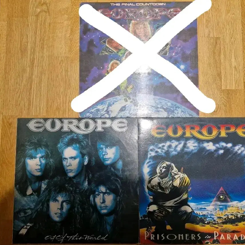 [BUNJANG] Europe 3rd-5th Album Bundle Set LP / [E] Europe (4~5집) LP 2종 일괄
