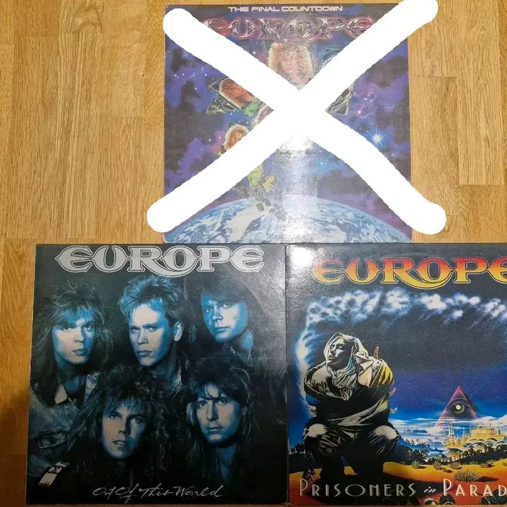 [BUNJANG] Europe 3rd-5th Album Bundle Set LP / [E] Europe (4~5집) LP 2종 일괄