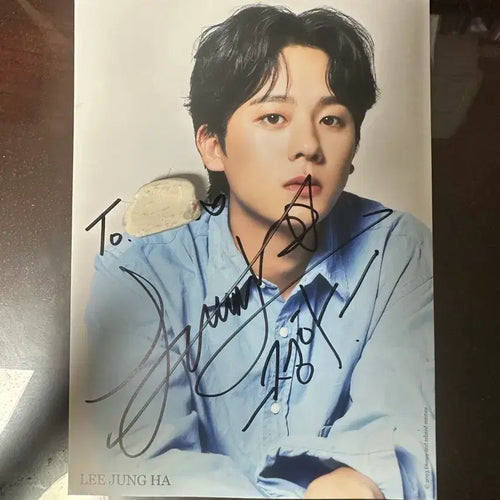 [BUNJANG] Lee Jeong-ha Signed Photocard / 이정하 배우 싸인