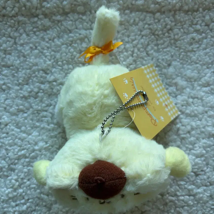 [BUNJANG] Sanrio Pompompurin Cat Mascot Keychain Plush Doll / 폼폼푸린 고양이 냥코 마스코트 키링 인형