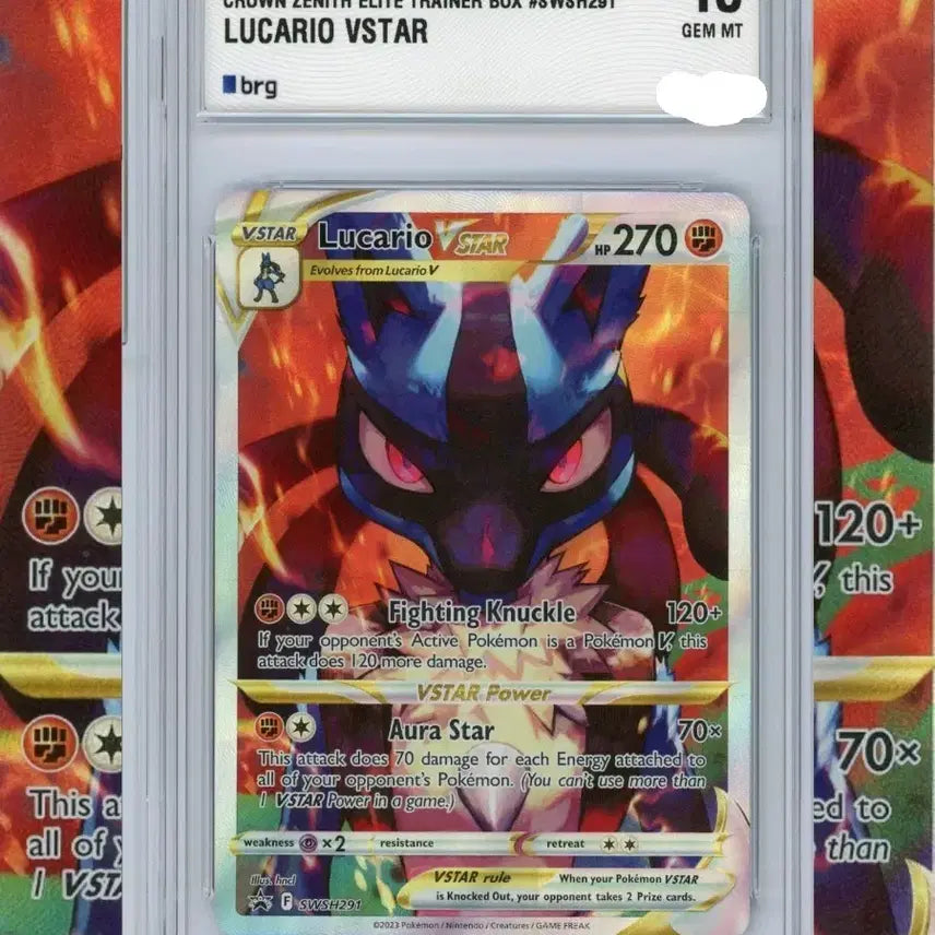 [BUNJANG] Pokemon Card Lucario VSTAR BRG10 / 포켓몬 카드 루카리오 VSTAR brg10