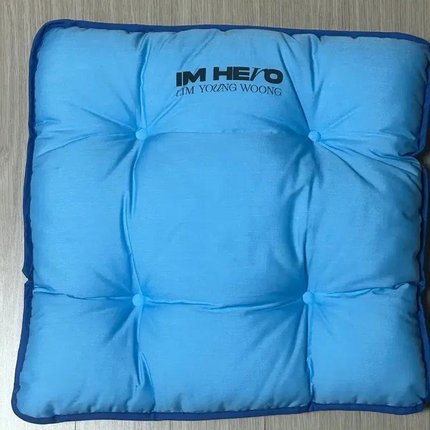 [BUNJANG] Im Hero IM HERO Cushion Blue (Set of 2) / 임영웅 IM HERO 쿠션 블루 2개