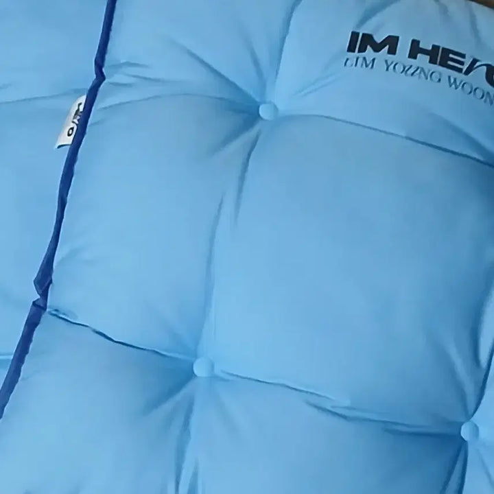 [BUNJANG] Im Hero IM HERO Cushion Blue (Set of 2) / 임영웅 IM HERO 쿠션 블루 2개