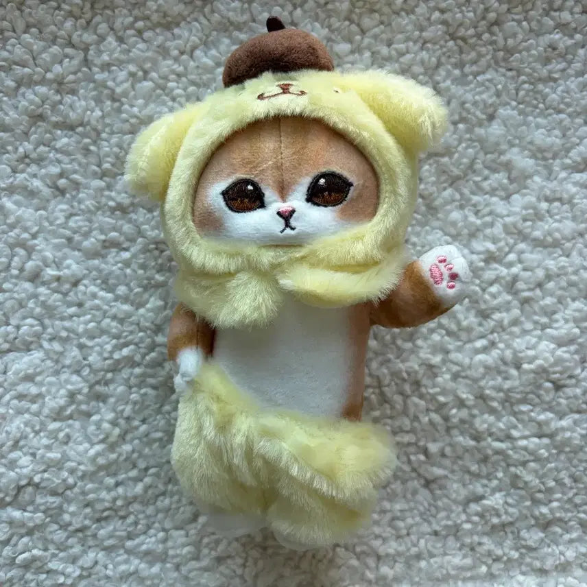 [BUNJANG] Pompompurin x Mofusand Collaboration Cat Plush Keychain Mascot / 폼폼푸린 모후샌드 콜라보 인형 키링 마스코트 모프샌드