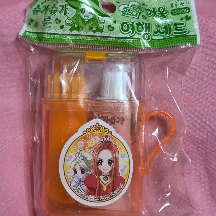 [BUNJANG] Sugar Sugar Rune Toothbrush Set / 슈가슈가룬 양치컵 칫솔세트