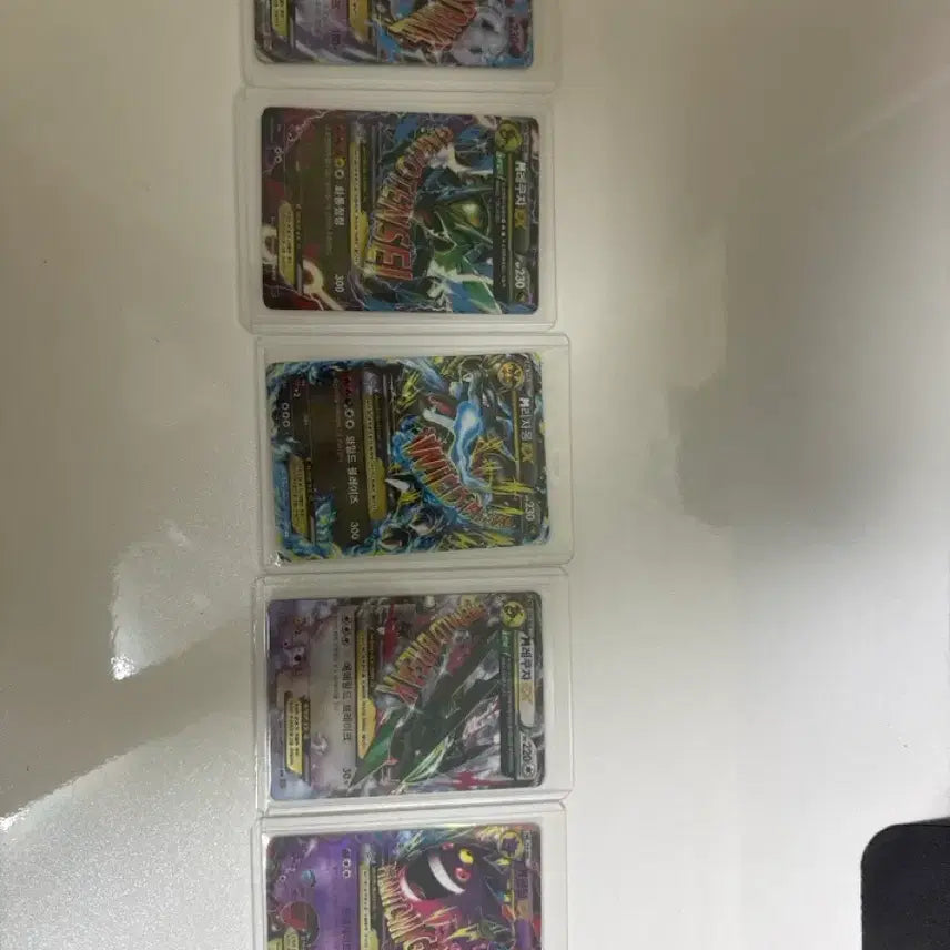 [BUNJANG] Charizard ex, Rayquaza ex, Mewtwo ex, Gengar ex Bundle Set / M레쿠쟈ex M뮤츠ex M팬텀ex 일괄판매