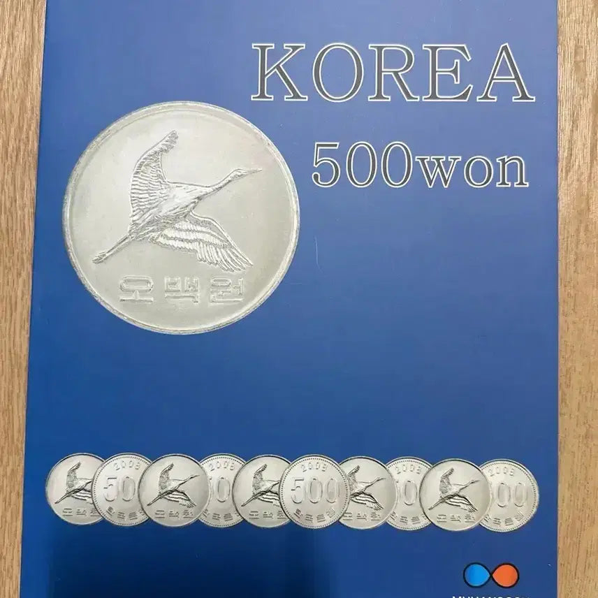 [BUNJANG] 500 Won Coin Collection Album + 1998 500 Won Coin / 500원 주화 수집첩 + 1998년 500원 코인