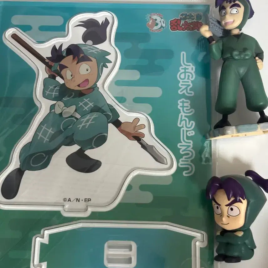 [BUNJANG] Nintama Rantaro Shiroe Monjuro Acrylic Stand &amp; Figure Bundle Set / 닌타마 란타로 시오에 몬지로 굿즈 일괄 아크릴 스탠드, 피규어