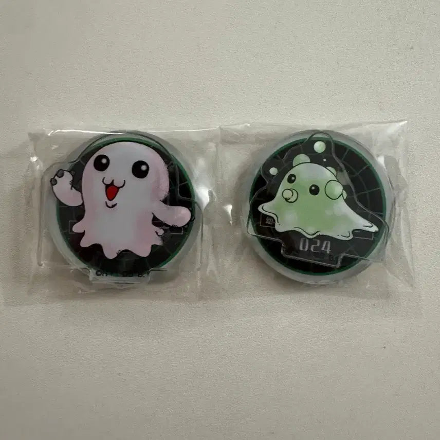 [BUNJANG] Digimon Motimon &amp; Two Other Digimon Acrylic Set / 디지몬 모티몬포함 아크릴 2종