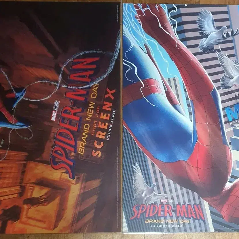 [BUNJANG] Spider-Man ScreenX MX4D Poster Set (2 Types) / 스파이더맨 스크린엑스 MX4D 포스터 2종