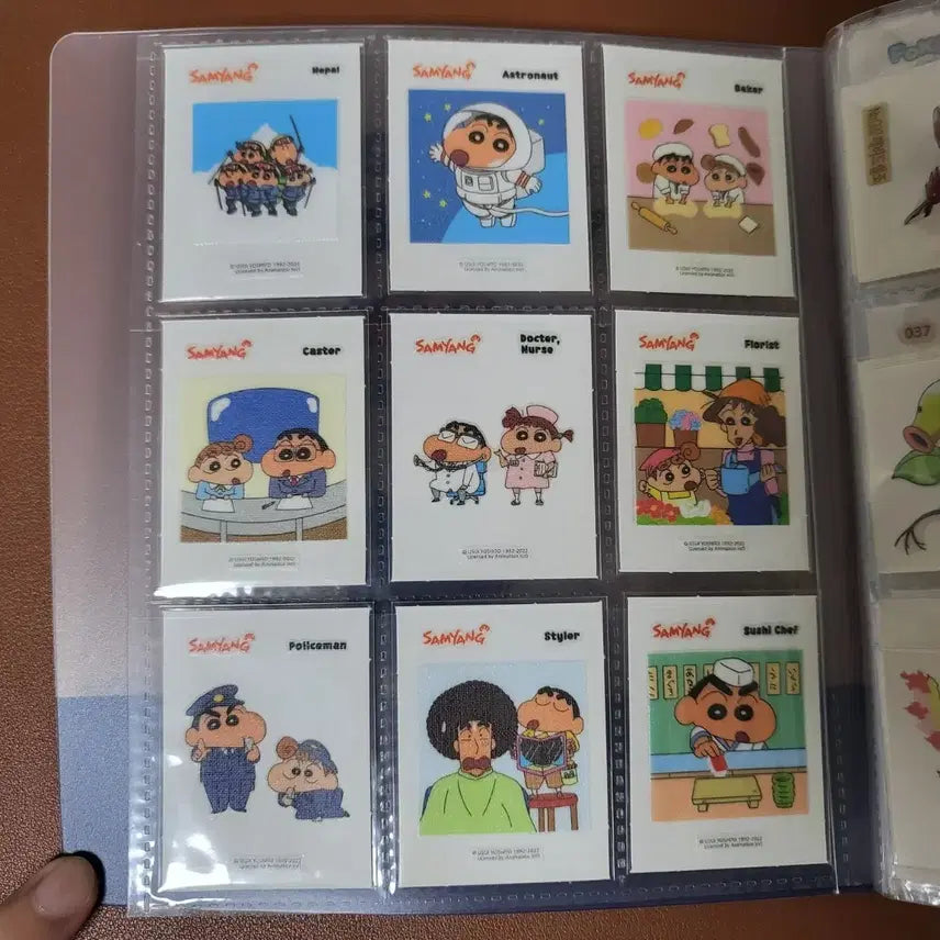 [BUNJANG] Crayon Shin-chan 9 Types Sticker Bundle Set / 짱구 띠부씰 9종 일괄