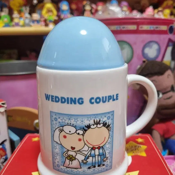 [BUNJANG] Vintage Cup with Classic Character Illustration / 고전 캐릭터 컵