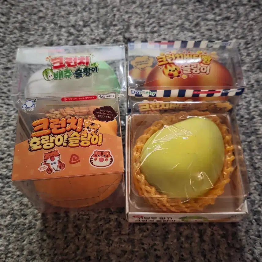 [BUNJANG] Crunchy Slangi 4 Types Bundle Set / 크런치 슬랑이 4종 일괄