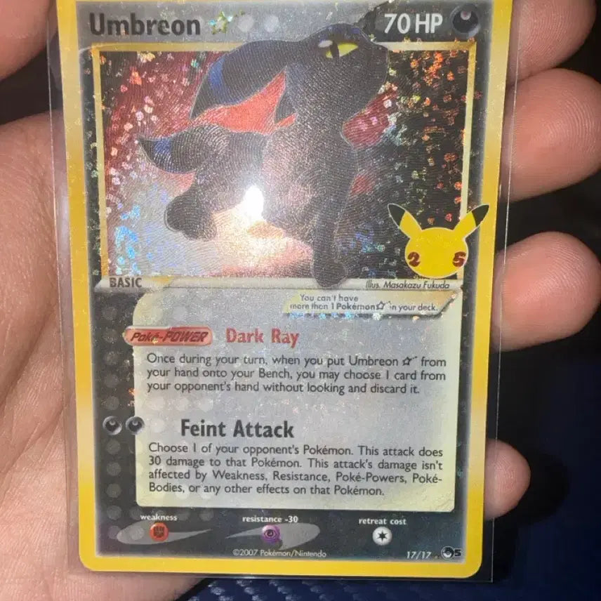 [BUNJANG] Blacky 25th Anniversary Holo Card (North America) / 블래키 북미 25주년 홀로 카드 (상태 개좋습니다)