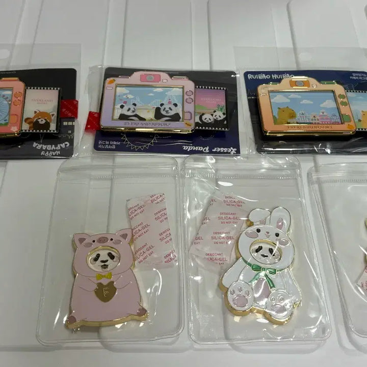 [BUNJANG] Everland Fu Bao, Rui, Hui, Lesser Panda Set Magnet / 에버랜드 푸바오 마그넷 일괄판매