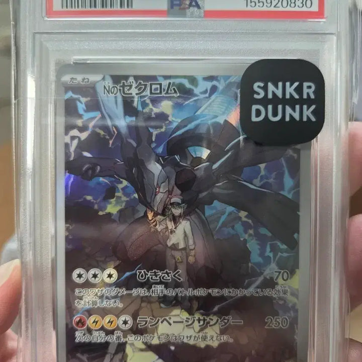[BUNJANG] Reshiram PSA 9 Graded Japanese Card / 제크로무ar 일판 psa9등급 팝니다.
