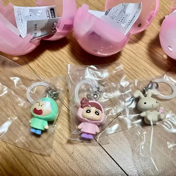 [BUNJANG] Crayon Shin-chan Pastel Raincoat Megurushi 3-Piece Set / 짱구는못말려 파스텔 우비 메지루시 3종세트