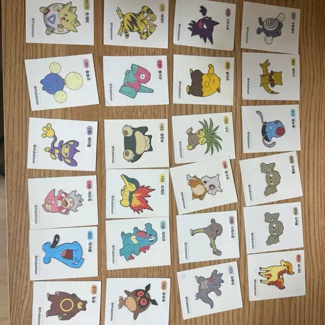 [BUNJANG] Pokemon Stickers / 포켓몬 스티커