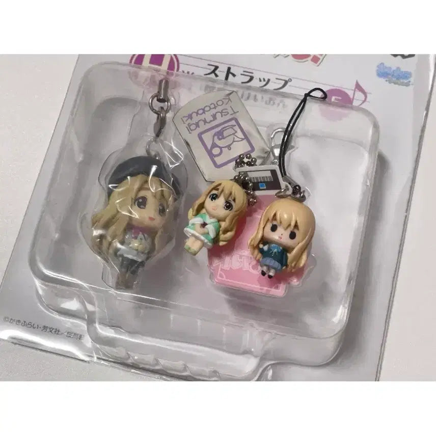 [BUNJANG] K-On! Tsumugi Kotobuki Graduation Travel Strap Keychain Set (3 Types) / 케이온 츠무기 스트랩 키링 3종 세트 졸업여행 쿠지 가챠