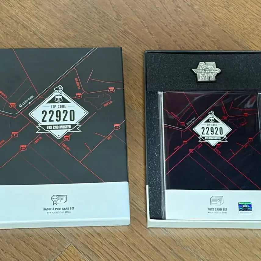 [BUNJANG] BTS 2nd Muster Badge &amp; Postcard Set / BTS 머2터 아미 2기 머스터 뱃지&amp;엽서 세트
