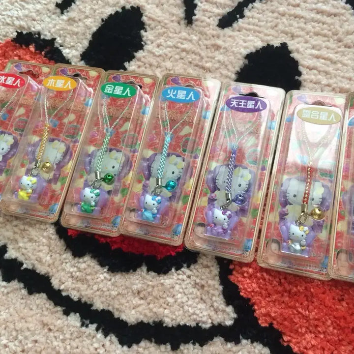 [BUNJANG] Hello Kitty Lucky Stone 7 Piece Set / 키티스트랩 일괄 세트 행운석 7종세트