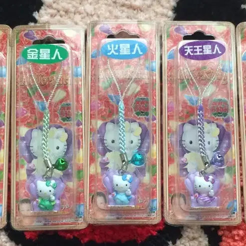 [BUNJANG] Hello Kitty Lucky Stone 7 Piece Set / 키티스트랩 일괄 세트 행운석 7종세트