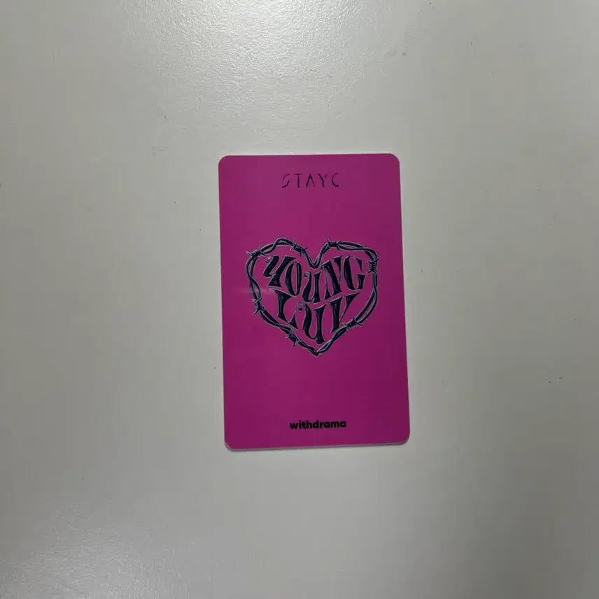 [BUNJANG] STAYC Seeun YoungLuv WithDRAMA Lucky Draw Photocard / 스테이씨 시은 영러브 위드드라마 럭드