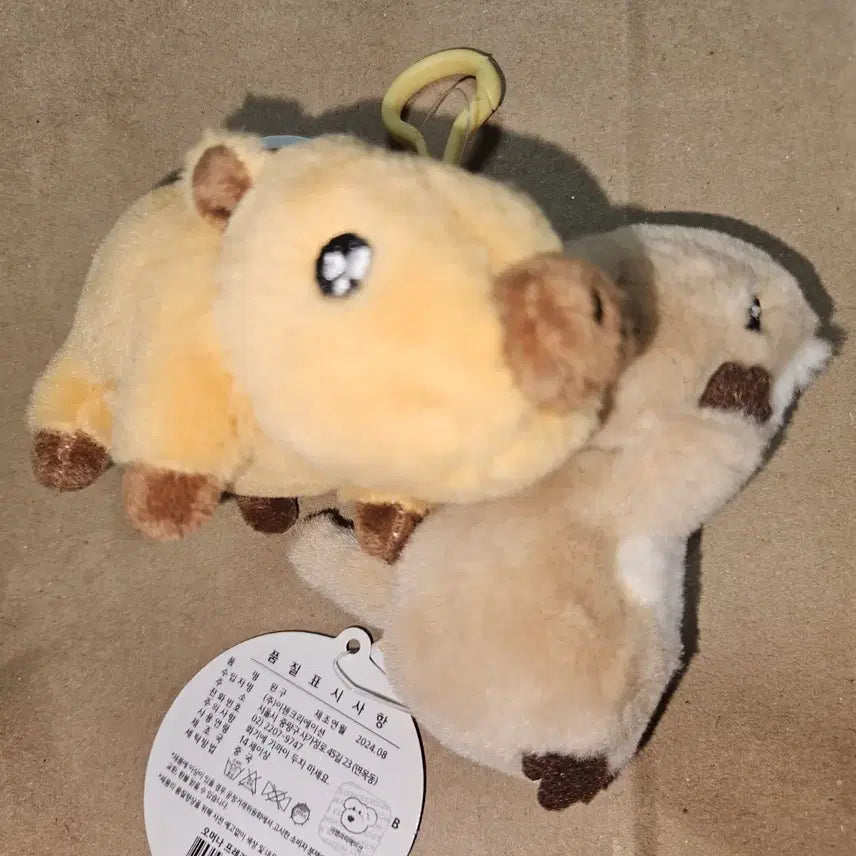 [BUNJANG] Chorongi Wild Boar &amp; Beaver Plush Doll Bundle Set / (일괄, 할인중) 멧돼지 초롱이, 비버 인형 판매 양도