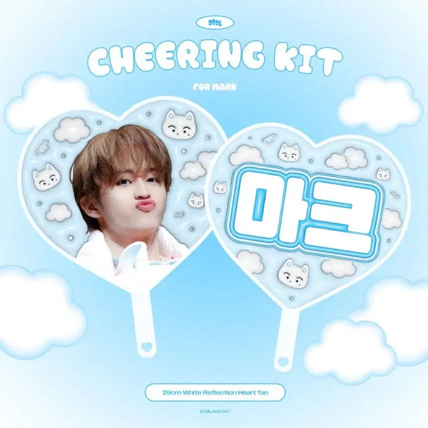 [BUNJANG] NCT Mark Black Cat Uchiwa / 엔시티 마크 블랙캣님 우치와