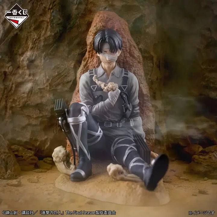 [BUNJANG] Bandai Attack on Titan Levi Figure (Ichiban Sho C Prize, Sealed) / 반다이 진격의거인 각자의결의 리바이 C상 미개봉 피규어