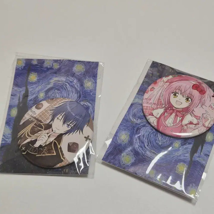 [BUNJANG] Shugo Chara! Tadase Tomoe &amp; Amu Hinamori Dessert Edition Pin Set / 캐릭캐릭체인지 토마,아무 뱃지 세트