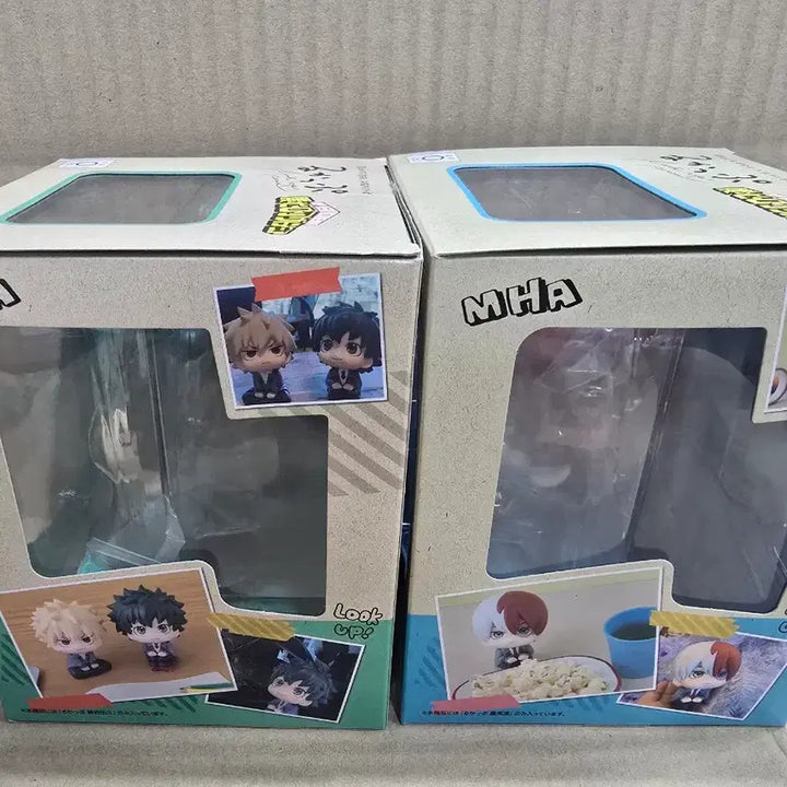 [BUNJANG] Megahouse My Hero Academia Look Up Figures Set (Izuku Midoriya, Shoto Todoroki) / 나의 히어로 아카데미아 룩업 피규어 (미도리야, 토도로키)