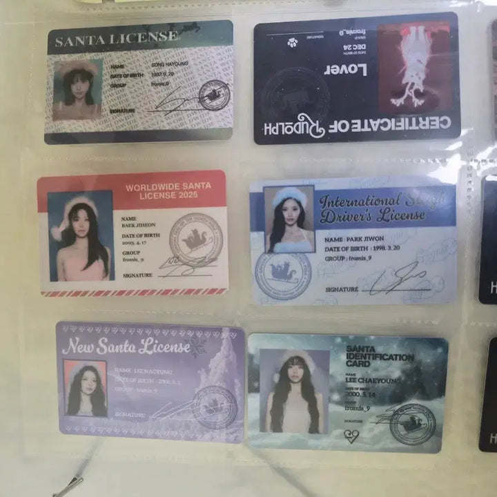 [BUNJANG] fromis_9 White Longing ID Card Bundle Set / 프로미스나인 하얀 그리움 id카드 일괄 판매합니다